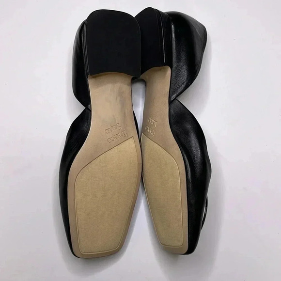 Franco Sarto leather L-Branza black elegant flats size 7.5m - Picture 4 of 7